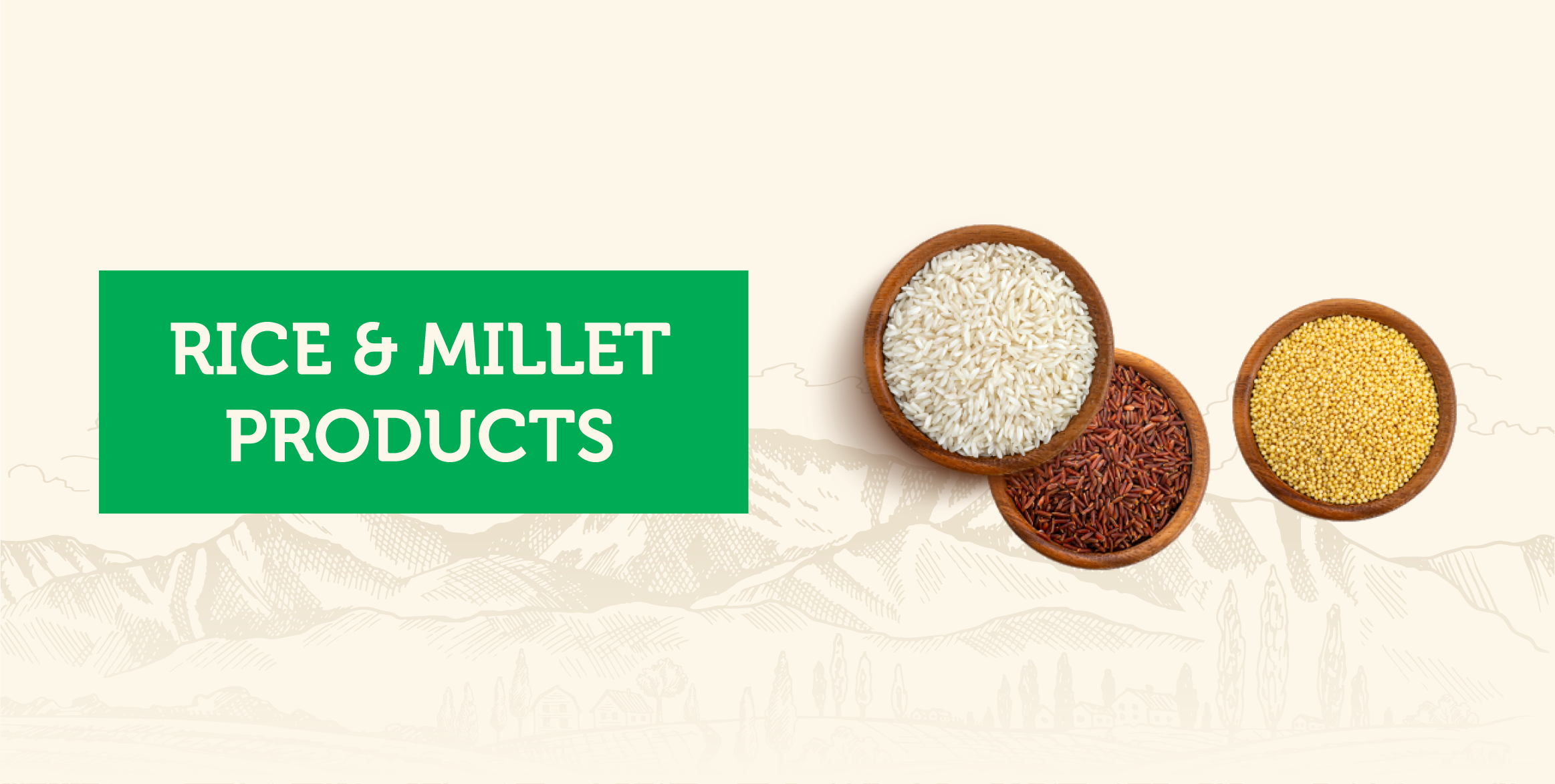 Category banner Rice Millets Mobile
